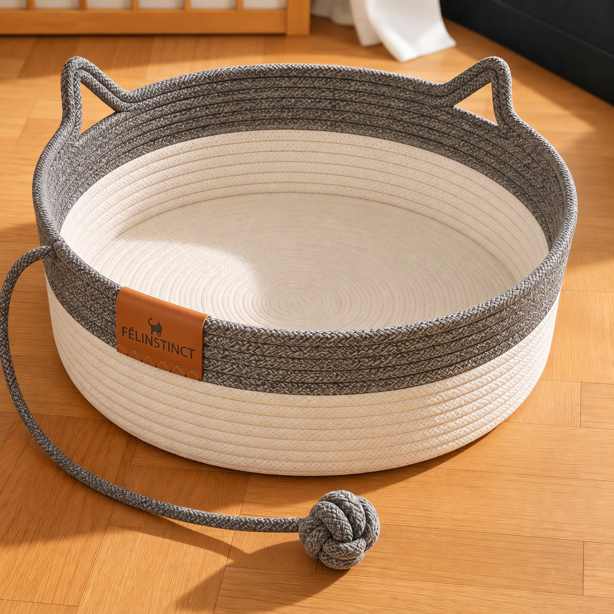 Panier griffoir Félinstinct Gris