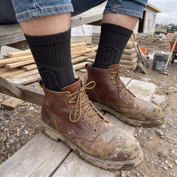 Chaussettes TerraGuard dans des chaussures de travail