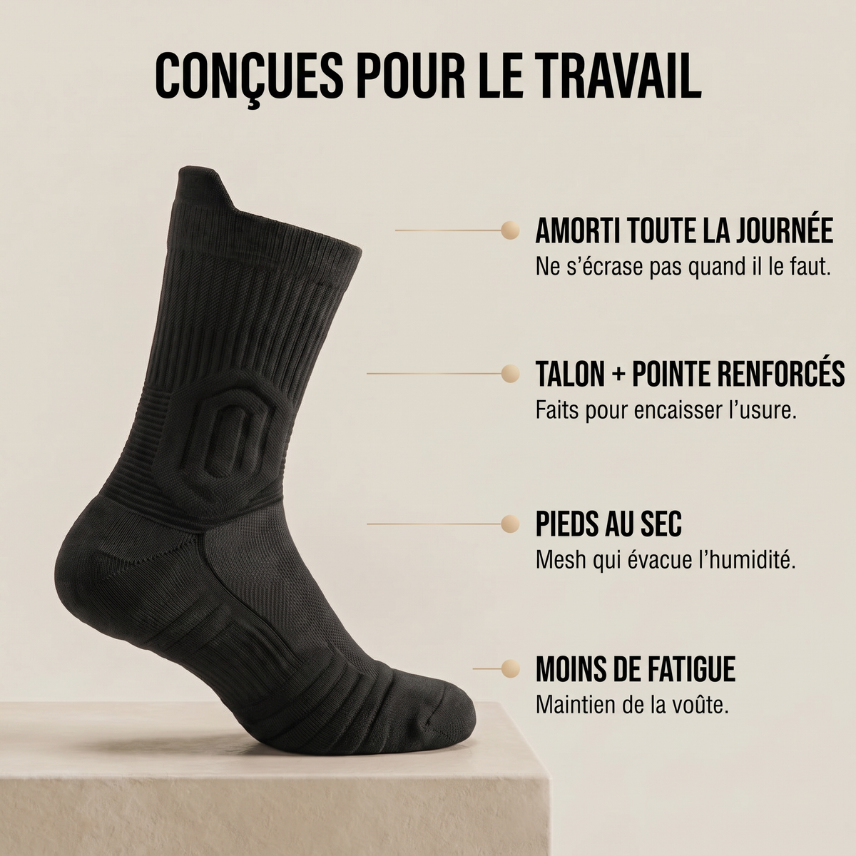 Conçues pour le travail